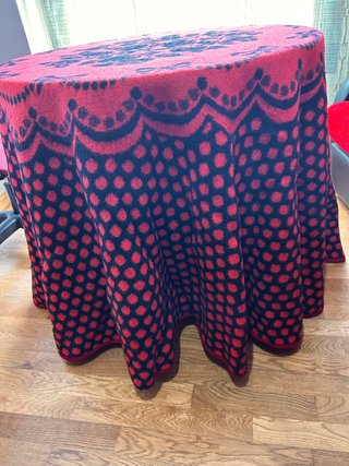 Falda para mesa camilla 90 cm