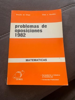 Problemas de oposiciones 1982: matemáticas