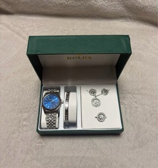 Set de Reloj y Joyas rolex