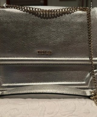 Bolso Bandolera Tous Plateado