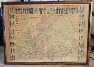 Nuevo mapa de Europa político y comercial 1901