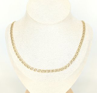 Cadena Bilbao Barra de oro 18k, 10.01 g, 51 cm.