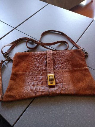Bolso de Piel Marrón
