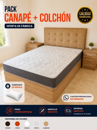 Pack Canapé y Colchón - Offerta di fabbrica