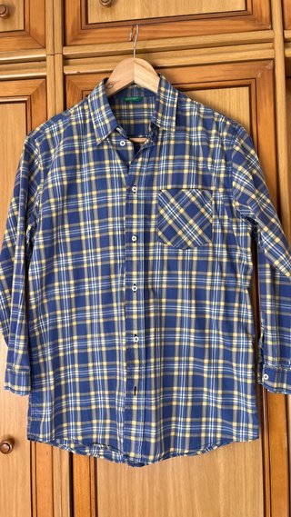Camisa de cuadros Benetton