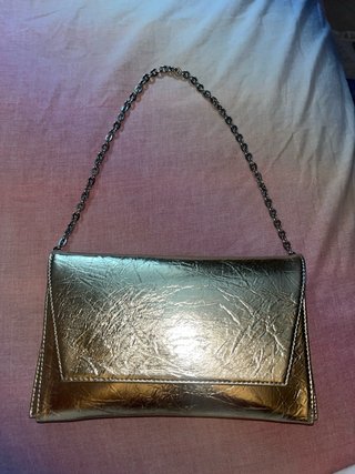 Bolso Dorado Zara