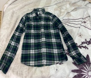 Camisa de cuadros verdes