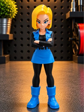 Figura Androide 18 - Dragon Ball Z