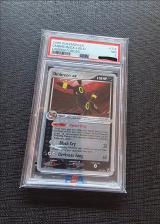 Pokémon Umbreon ex 112 Unseen Forces PSA 7