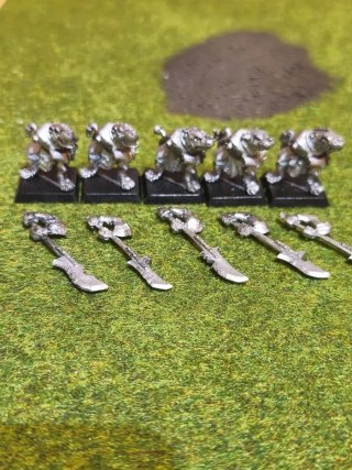 5 Guerreros Alimaña Skaven Warhammer