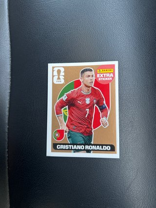 Cromo Panini Extra Sticker Cristiano Ronaldo