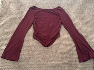 Camiseta larga roja