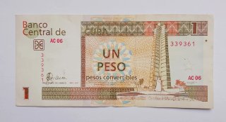 1 Peso Convertibile Cuba 2007