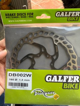 Disco de Freno Galfer Bike DB002W 160mm de 1.8mm