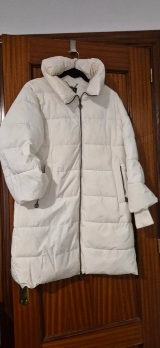 Parka Acolchada Blanca