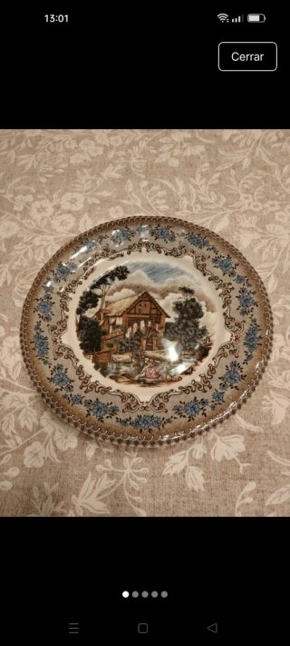 Plato La Cartuja de Sevilla Pickman