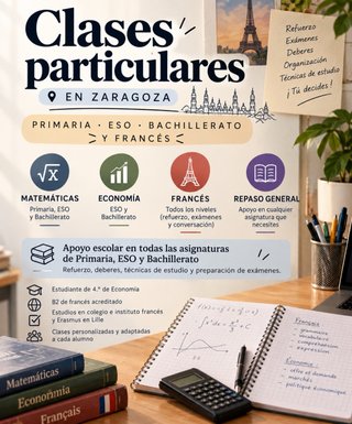 Clases particulares Primaria, ESO y Francés