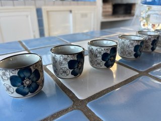 Set de 6 Vasos de Chupito de Cerámica