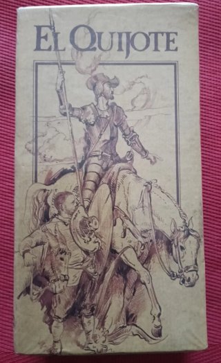 VHS El Quijote compuesto por dos vhs.