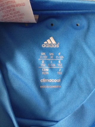 Camiseta técnica Adidas vintage azul niño
