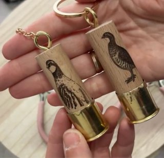 Llaveros Artesanales para los amantes de la caza.