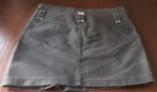 Falda corta Tommy Hilfiger marrón