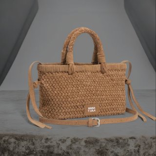 Bolso Bandolera Trenzado serraje Bimba y Lola