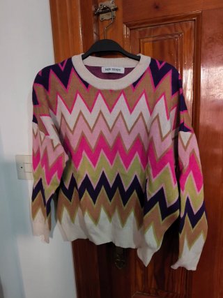 Jersey New Tendy Estampado Zigzag