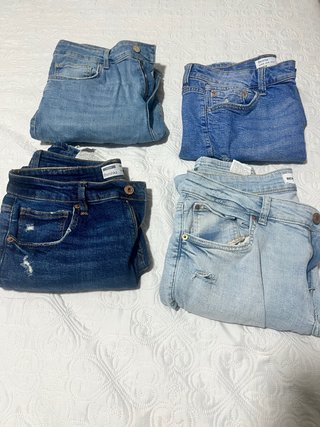 Pack 4 Pantalones Vaqueros Bershka