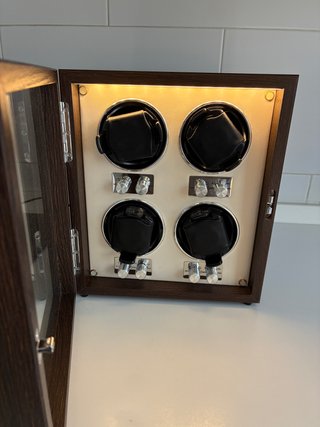 Watch Winder para 4 Relojes Automáticos