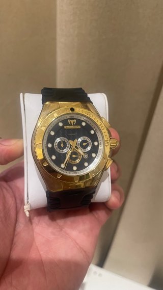 Reloj Technomarine Dorado y Negro
