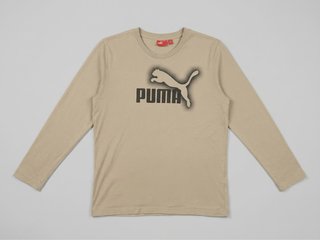 Camiseta Manga Larga Puma Beige