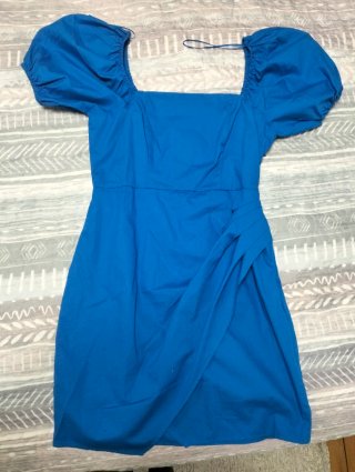 Vestido Azul Mango