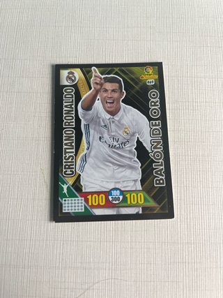 Cromo Cristiano Ronaldo Balón de Oro 2016-17