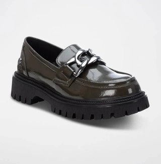 Mocasines Refresh Verde Oliva Plataforma Talla 40