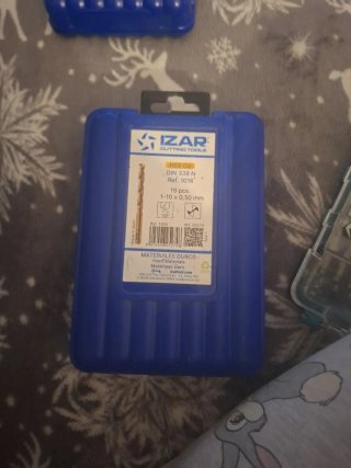 Set de 19 Brocas Izar HSS Co DIN 338 N