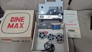 2 Proyectores Cine Max Bianchi Super 8 y 8mm
