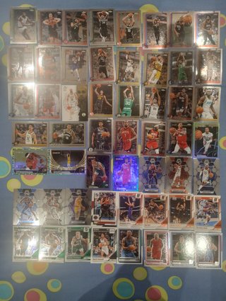 Lote 54 Cartas NBA Topps y Panini