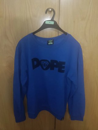 Sudadera Dope Azul Talla M