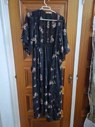 Mono largo estampado Zara
