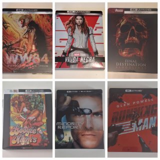 Lote 6 steelbooks 4K UHD bluray