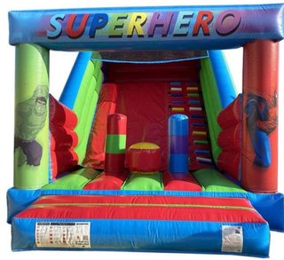 Castillo Hinchable Infantil Superhéroes