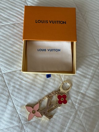Portachiavi Louis Vuitton con ciondoli