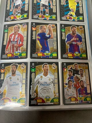 Lote de 9 Cromos Liga Santander