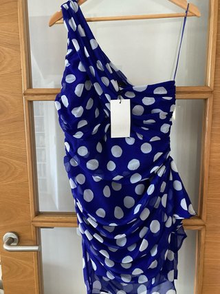 Vestido Zara azul con lunares: M y L