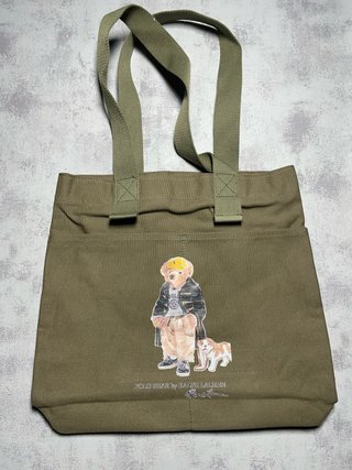 Bolso Tote Polo Bear Ralph Lauren Verde
