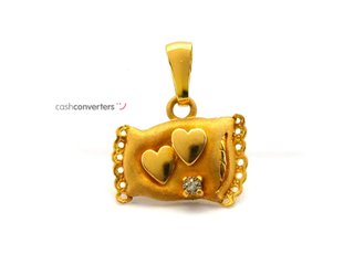 colgante oro 18k con diamante