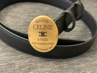 Cinturón Celine Negro