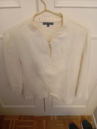 Camisa de lino blanca Adolfo Dominguez