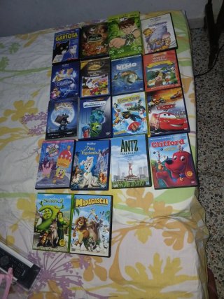 Lote de 18 Películas Infantiles en DVD